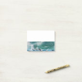 Schip in het Zee in Storm Post-it® Notes (Op bureau)