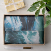 Schip in het Zee in Storm Tissuepapier (Geschenk)