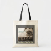 Schip in Sepia Tote Bag (Voorkant)
