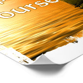 schip inspirerend motivatie reizen poster (Hoek)