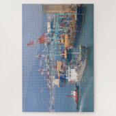 Schip Jin Yang en sleepboot Legpuzzel (Verticaal)