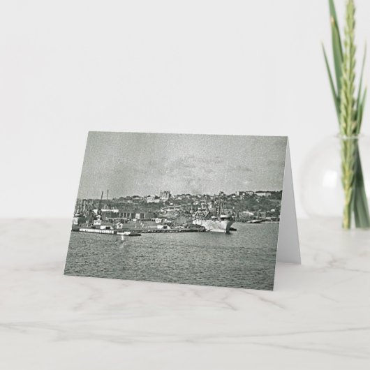 schip kaart (Voorkant)