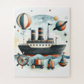 Schip Legpuzzel (Verticaal)