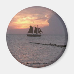 Schip Magnet-Okracoke Magneet