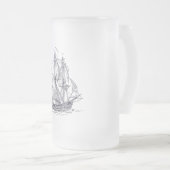  schip matglas bierpul (Voorkant rechts)