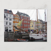schip met nyhavn briefkaart (Voorkant)