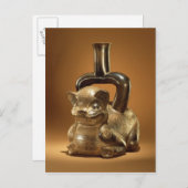 Schip met puma, Chavin Culture, c.90 BC Briefkaart (Voorkant / Achterkant)