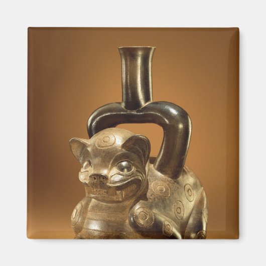 Schip met puma, Chavin Culture, c.90 BC Magneet (Voorkant)