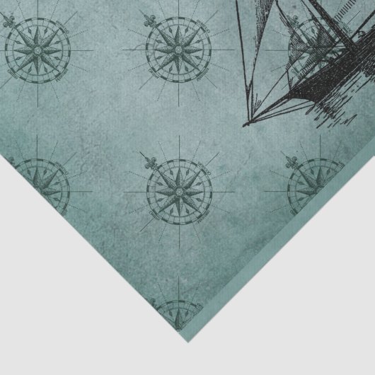 schip Nautisch Tissuepapier (Detail)