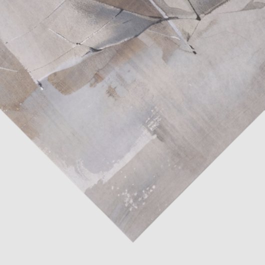  Schip nautische olieverfschilderij Decoupage Tissuepapier (Detail)