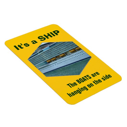 Schip of boot magneet (Rechterzijde)