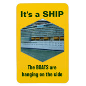 Schip of boot magneet (Verticaal)