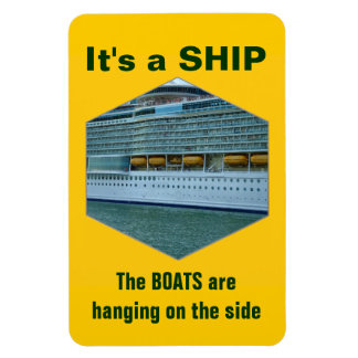 Schip of boot magneet