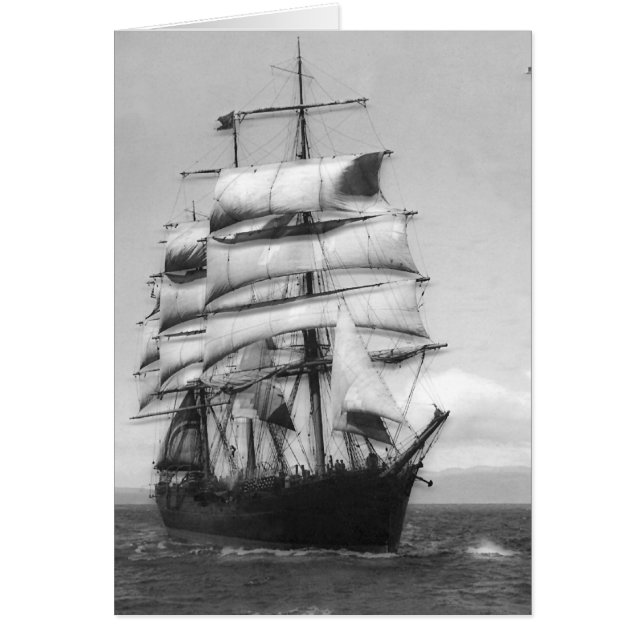 Schip onderweg (Voorkant)