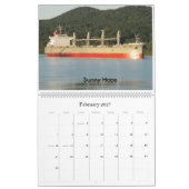 Schip op de Hudson rivier 2016 Kalender (Feb 2027)