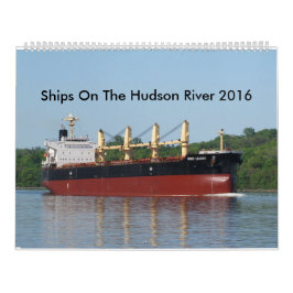 Schip op de Hudson rivier 2016 Kalender