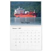 Schip op de Hudson rivier 2017 Kalender (Feb 2027)