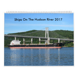 Schip op de Hudson rivier 2017 Kalender