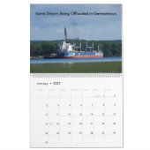 Schip op de Hudson rivier 2017 Kalender (Jan 2027)