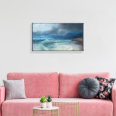 Schip op een Stormy Morning, Aivazovsky Canvas Afdruk (Insitu (Woonkamer))