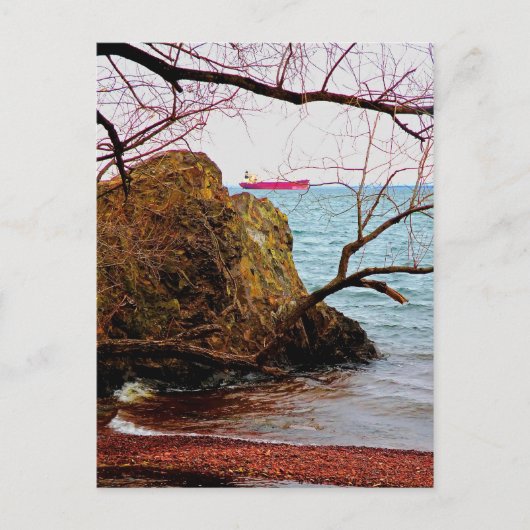 Schip op het Superiemeer Briefkaart (Voorkant)