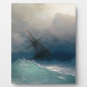 Schip op Stormy Zeeen, Ivan Aivazovsky Fotoplaat (Voorkant)