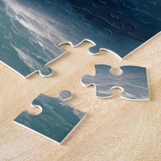 Schip op Stormy Zeeen, Ivan Aivazovsky Legpuzzel (Zijkant)