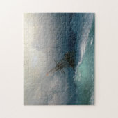 Schip op Stormy Zeeen Ivan Aivazovsky seizoenscape Legpuzzel (Verticaal)