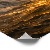 Schip op zee muur kunst poster (Hoek)