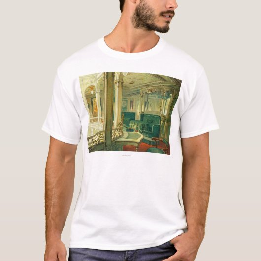 Schip Patricia , lijn Hamburg-Amerika T-shirt (Voorkant)