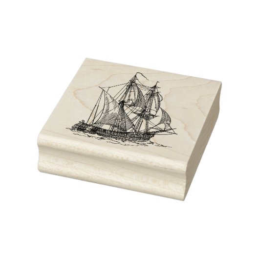 schip rubberstempel (Stempel)