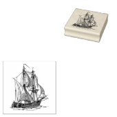  schip rubberstempel (Gestempeld)
