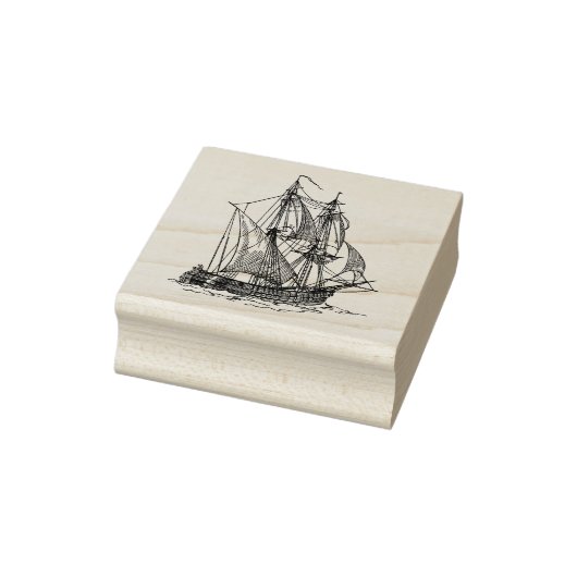 schip rubberstempel (Stempel)