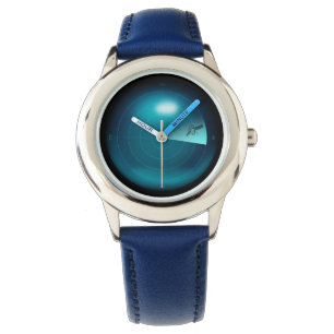 Schip Sonar met gigantische vierkante Zee monster Horloge
