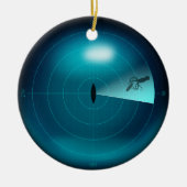 Schip Sonar Screen Kraken Giant Squid Nautical Keramisch Ornament (Voorkant)