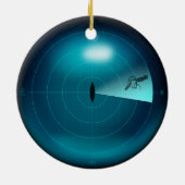 Schip Sonar Screen Kraken Giant Squid Nautical Keramisch Ornament (Achterkant)