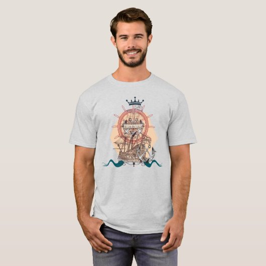 schip t-shirt (Voorkant volledig)