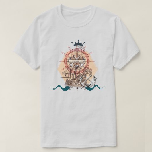 schip t-shirt (Design voorkant)