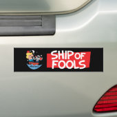 Schip tegen Trump-bumpersticker voor ontlasting Bumpersticker (Op auto)
