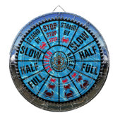 Schip-telegraph Nautical Thmed Dartboard Dartbord (Voorkant)