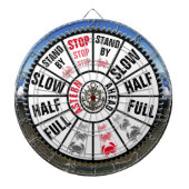 Schip Telegraph Nautical Thmed Dartbord (Voorkant)