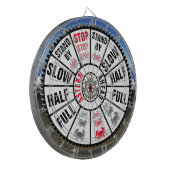 Schip Telegraph Nautical Thmed Dartbord (Voorkant Links)