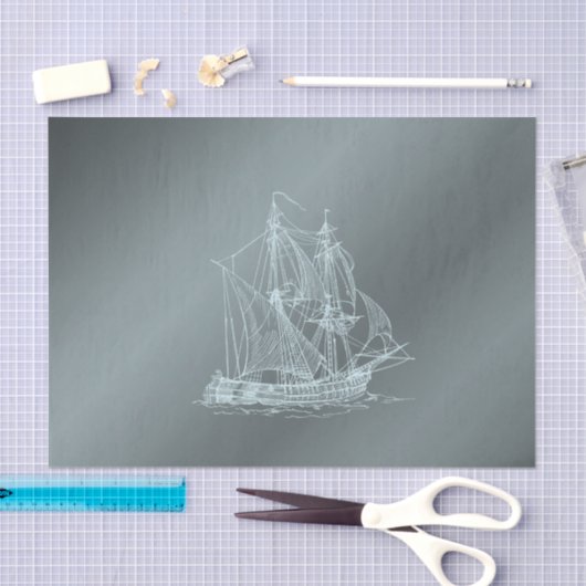 schip tissuepapier (Craft)