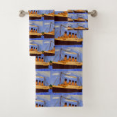 Schip Titanic badhanddoeken Bad Handdoek (Insitu)