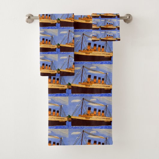Schip Titanic badhanddoeken Bad Handdoek (Insitu)