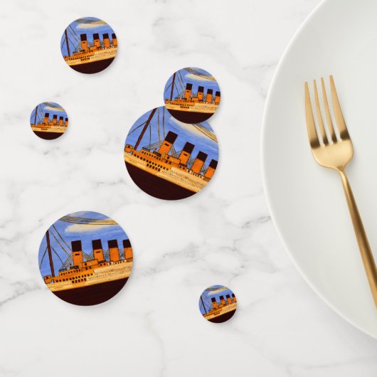 Schip Titanic Confetti (Groep)