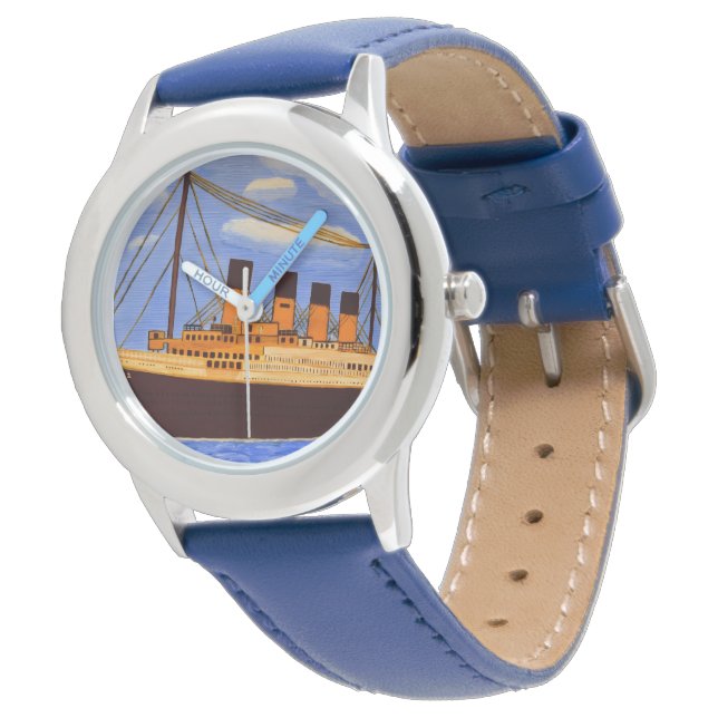 Schip Titanic  Horloge (Gekanteld)