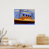 Schip Titanic Poster (Keuken)