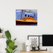 Schip Titanic Poster (Thuiskantoor)
