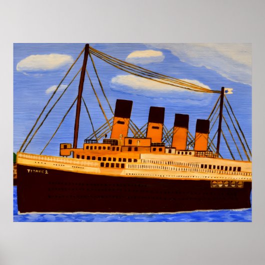 Schip Titanic Poster (Voorkant)